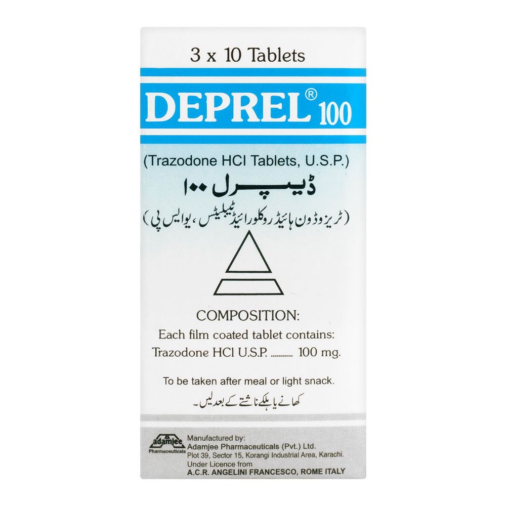 Adamjee Pharmaceuticals Deprel 100 Tablet, 30-Pack product image 2 - Bolanclinic