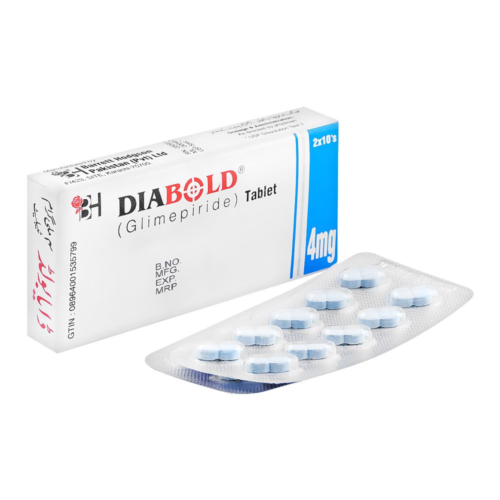 Barrett Hodgson Diabold Tablet, 4mg, 20-Pack product image - Bolanclinic