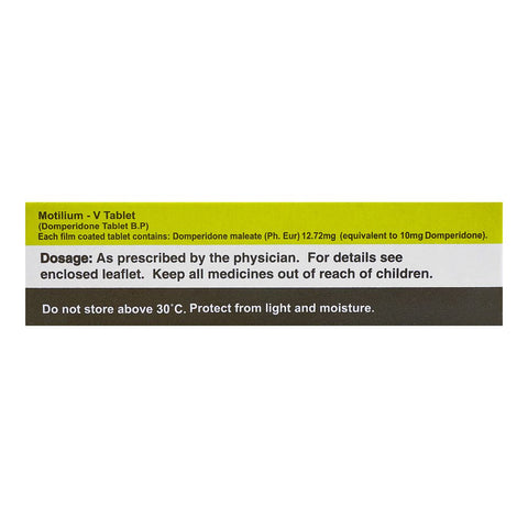 Aspin Pharma Motilium-V Tablet, 1-Strip product image 4 - Bolanclinic