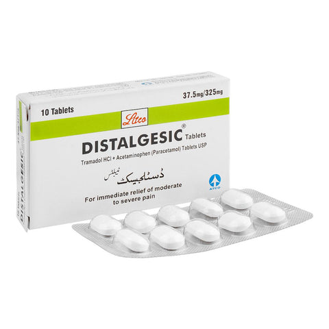 ATCO Laboratories Distalgesic Tablet, 37.5mg/325mg, 10-Pack product image - Bolanclinic