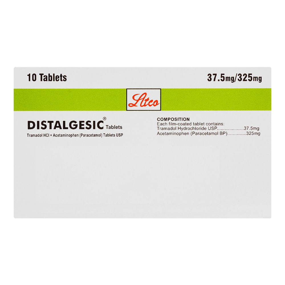ATCO Laboratories Distalgesic Tablet, 37.5mg/325mg, 10-Pack product image 2 - Bolanclinic