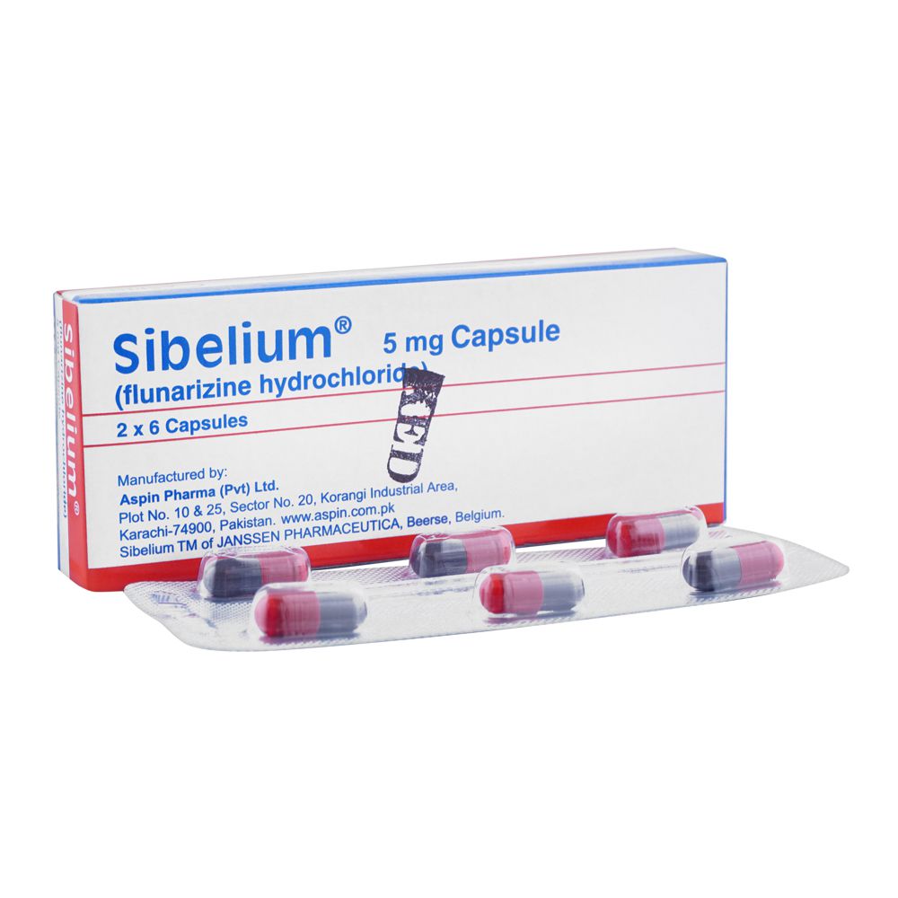 Aspin Pharma Sibelium Capsule, 5mg, 12-Pack product image - Bolanclinic