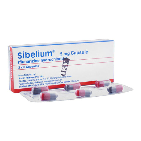 Aspin Pharma Sibelium Capsule, 5mg, 12-Pack product image - Bolanclinic