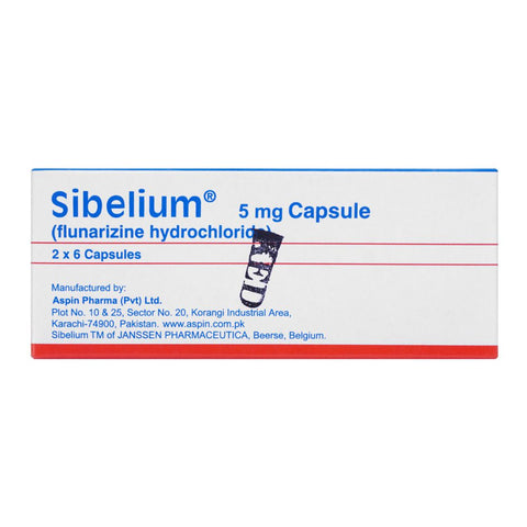 Aspin Pharma Sibelium Capsule, 5mg, 12-Pack product image 2 - Bolanclinic