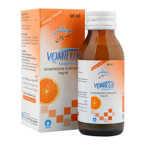 ATCO Laboratories Vomilux Suspension, 1mg/ml, 60ml product image - Bolanclinic