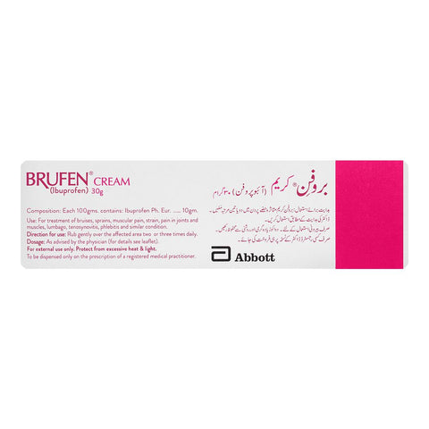 Abbott Brufen Cream, 30g product image 2 - Bolanclinic