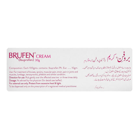 Abbott Brufen Cream, 30g product image 3 - Bolanclinic