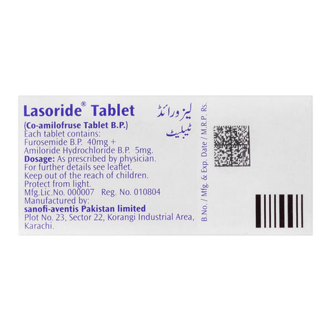 Lasoride Tablet, 30-Pack product image 2 - Bolanclinic
