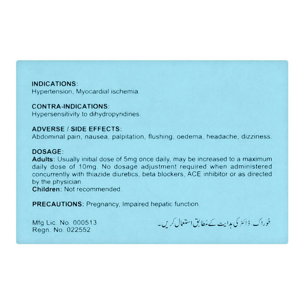 Zafa Pharmaceuticals Zodip Tablet, 5mg, 20-Pack product image 2 - Bolanclinic