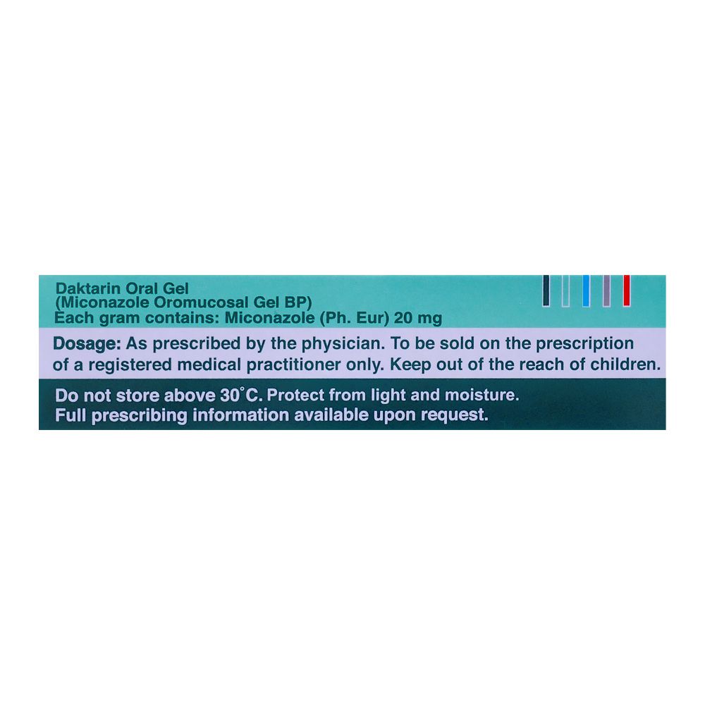 Aspin Pharma Daktarin Oral Gel, Sugar-Free, 20mg/g product image 3 - Bolanclinic
