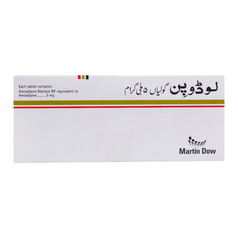 Martin Dow Lodopin Tablet, 5mg, 20-Pack product image 2 - Bolanclinic
