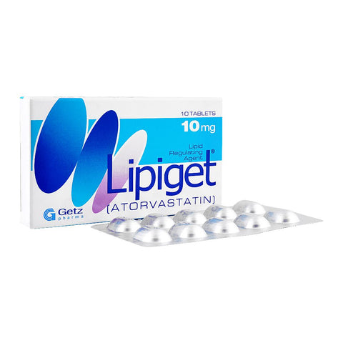 Getz Pharma Lipiget Tablet, 10mg, 10-Pack product image 2 - Bolanclinic