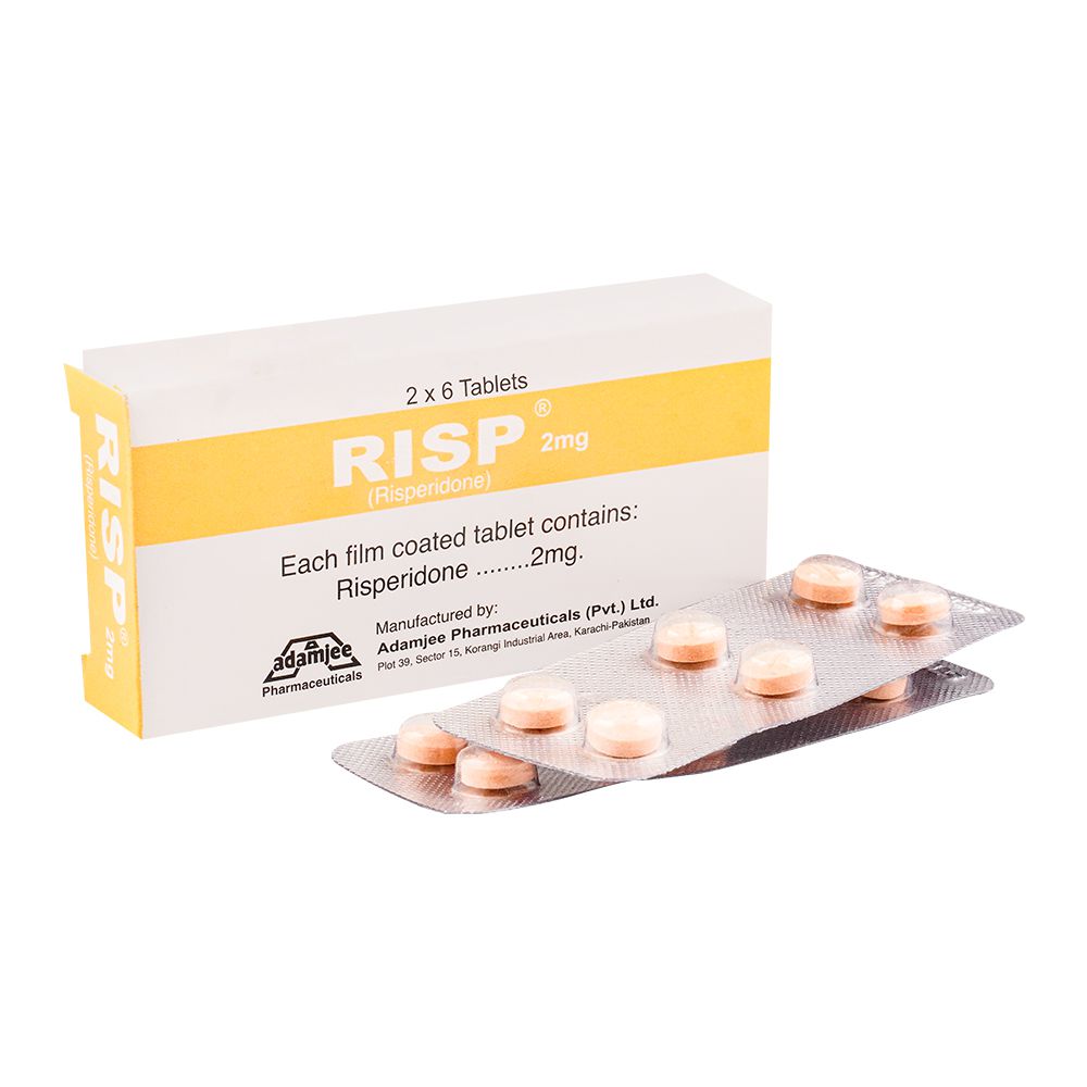 Adamjee Pharmaceuticals Risp Tablet, 2mg, 12-Pack product image - Bolanclinic