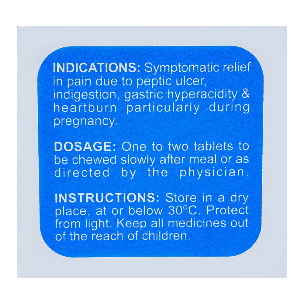 Efroze Chemicals Trisil Tablet, 1-Strip product image 3 - Bolanclinic