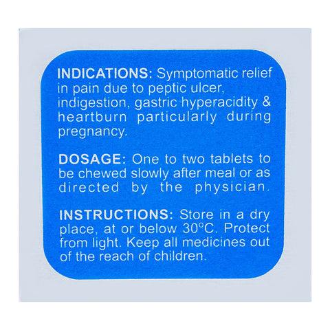 Efroze Chemicals Trisil Tablet, 1-Strip product image 3 - Bolanclinic