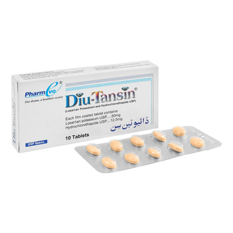 PharmEvo DIU-Tansin Tablet, 50/12.5mg, 10-Pack product image - Bolanclinic