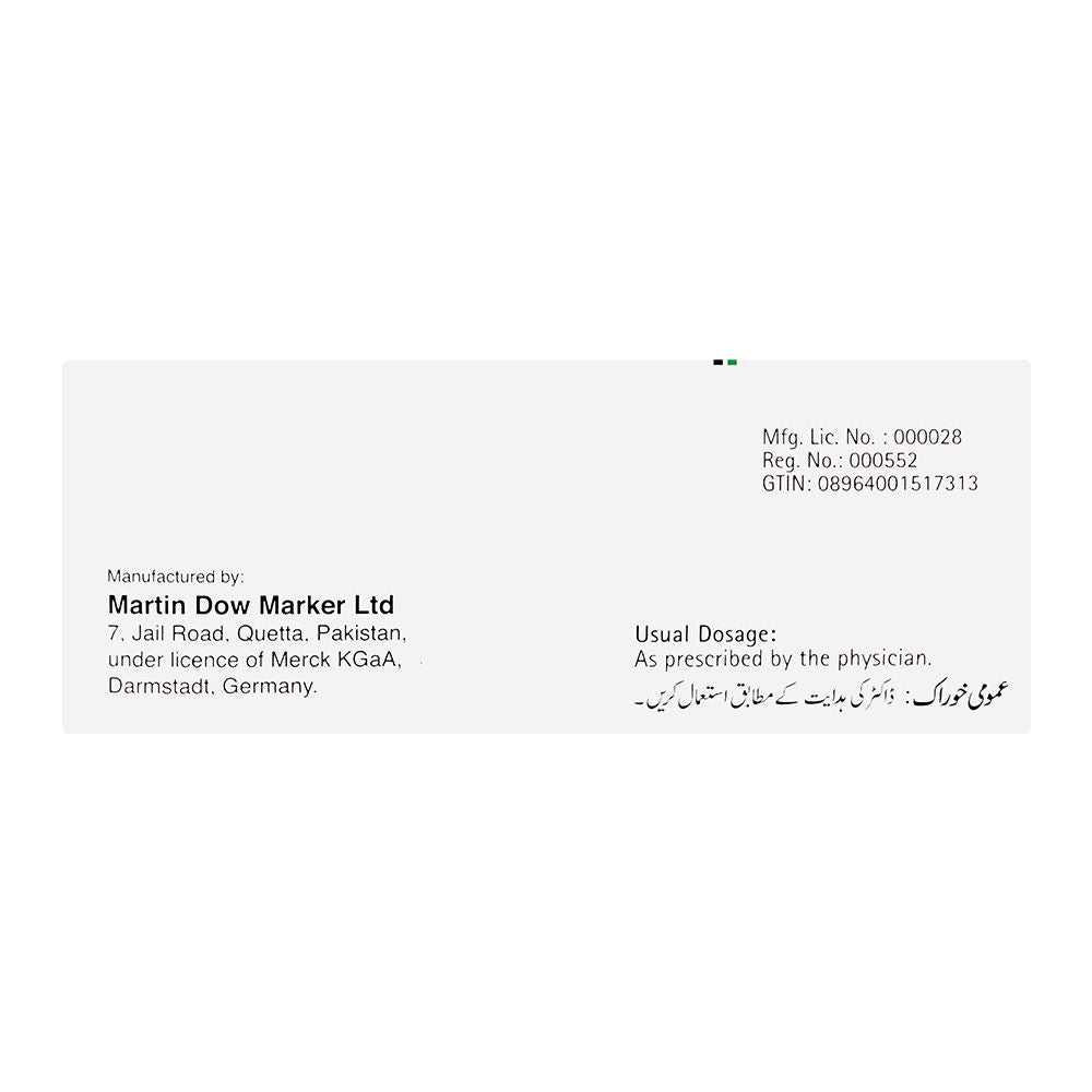 Martin Dow Glucophage Tablet, 500mg, 1-Strip product image 2 - Bolanclinic