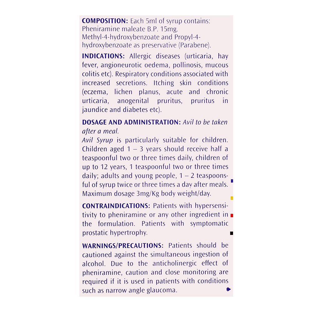 Avil Syrup, 90ml product image 5 - Bolanclinic