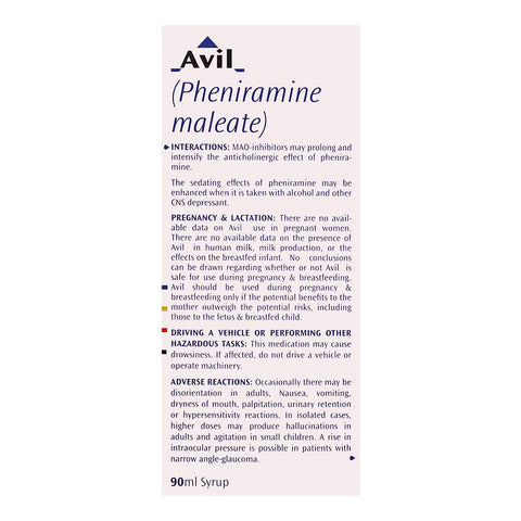 Avil Syrup, 90ml product image 6 - Bolanclinic