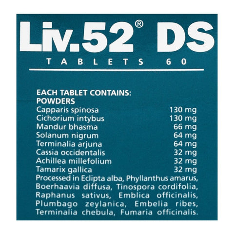 Highnoon Laboratories Himalaya Liv. 52 DS Tablet, 60-Pack product image 3 - Bolanclinic