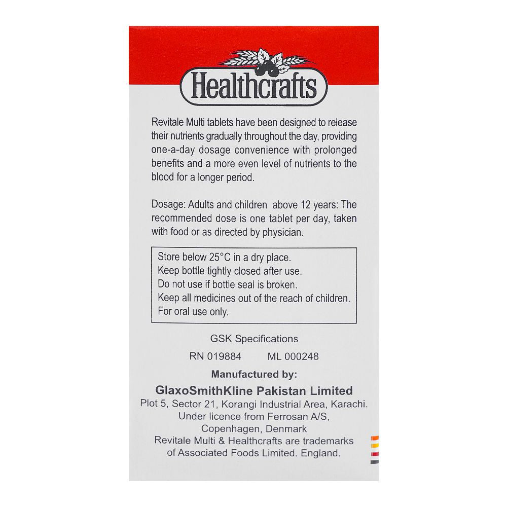 GSK Revitale Multi Tablet, 45-Pack product image 4 - Bolanclinic