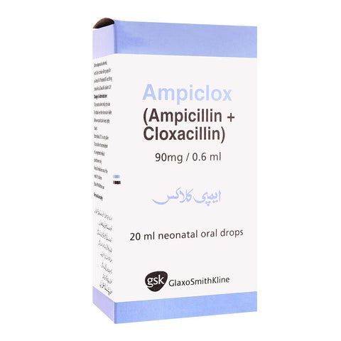 GSK Ampiclox Neonatal Oral Drops, 90mg/0.6ml, 20ml product image 2 - Bolanclinic
