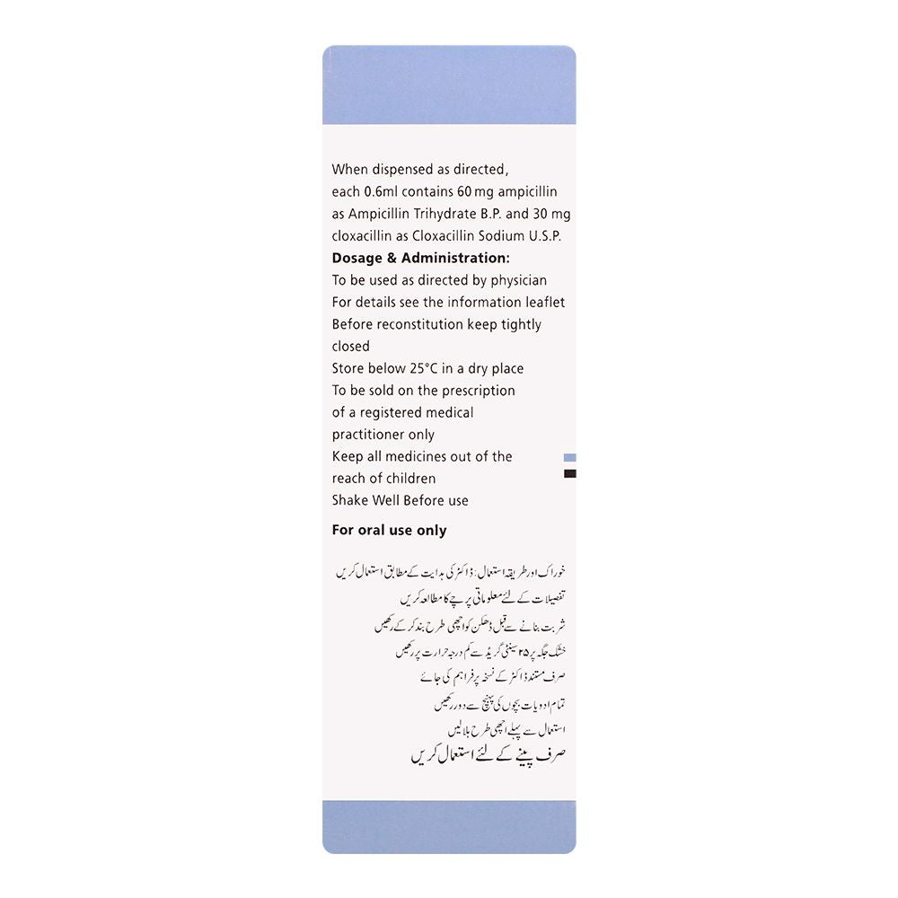 GSK Ampiclox Neonatal Oral Drops, 90mg/0.6ml, 20ml product image 3 - Bolanclinic