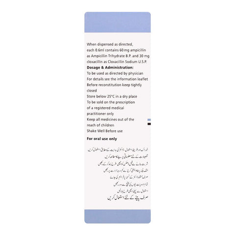 GSK Ampiclox Neonatal Oral Drops, 90mg/0.6ml, 20ml product image 3 - Bolanclinic