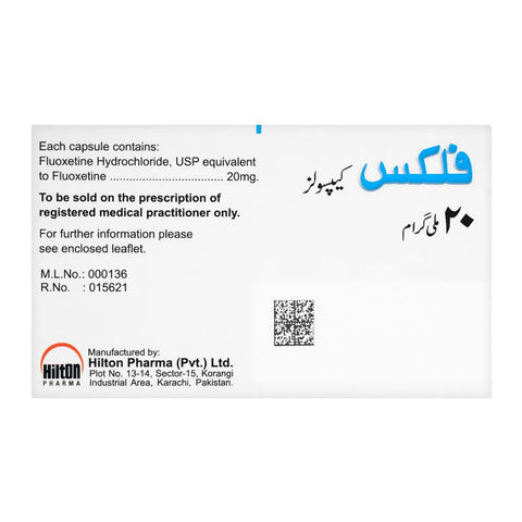 Hilton Pharma Flux Capsule, 20mg, 14-Pack product image 2 - Bolanclinic