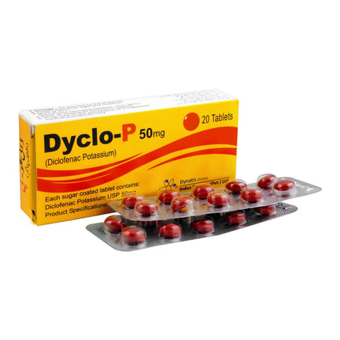 Indus Pharma Dyclo-P Tablet, 50mg, 20-Pack product image - Bolanclinic