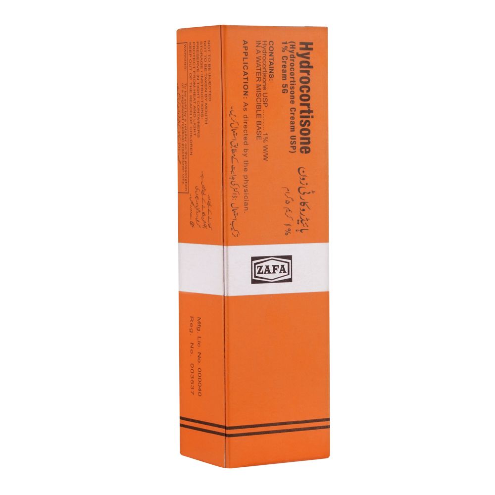 Zafa Pharmaceuticals Hydrocortisone Cream, 10g product image 2 - Bolanclinic