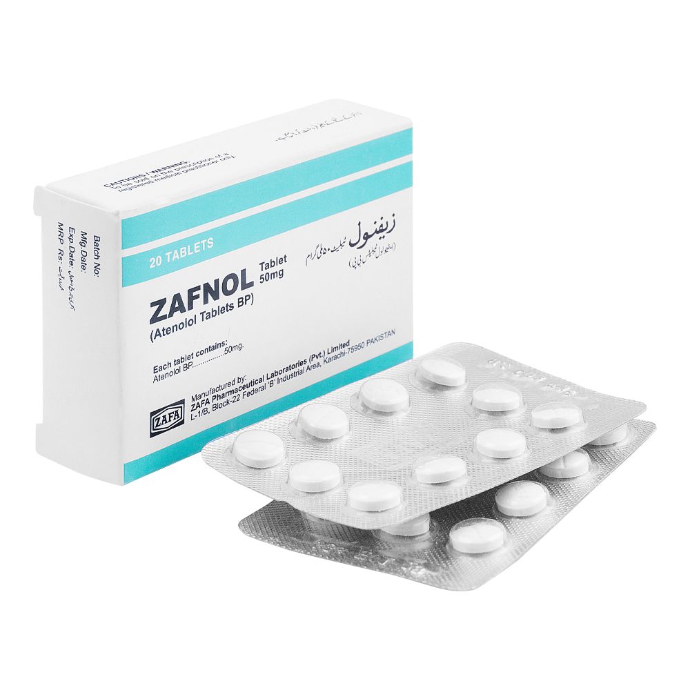Zafa Pharmaceuticals Zafnol Tablet, 50mg, 20-Pack product image - Bolanclinic