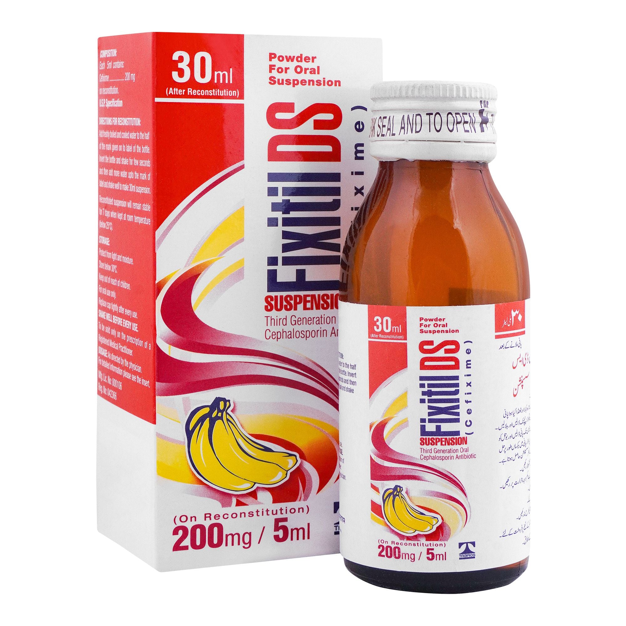 Tabros Pharma Fixitil DS Suspension, 30ml product image - Bolanclinic