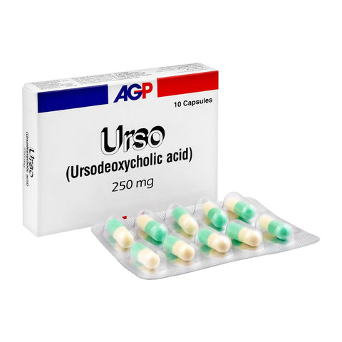 AGP Pharma Urso Capsule, 250mg, 10-Pack product image - Bolanclinic