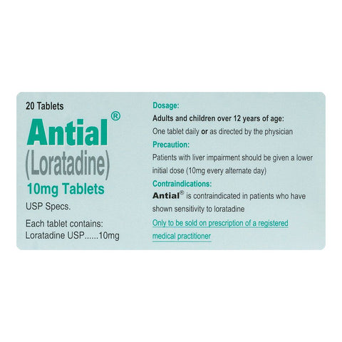 Sami Pharmaceuticals Antial Tablet, 10mg, 20-Pack product image 2 - Bolanclinic