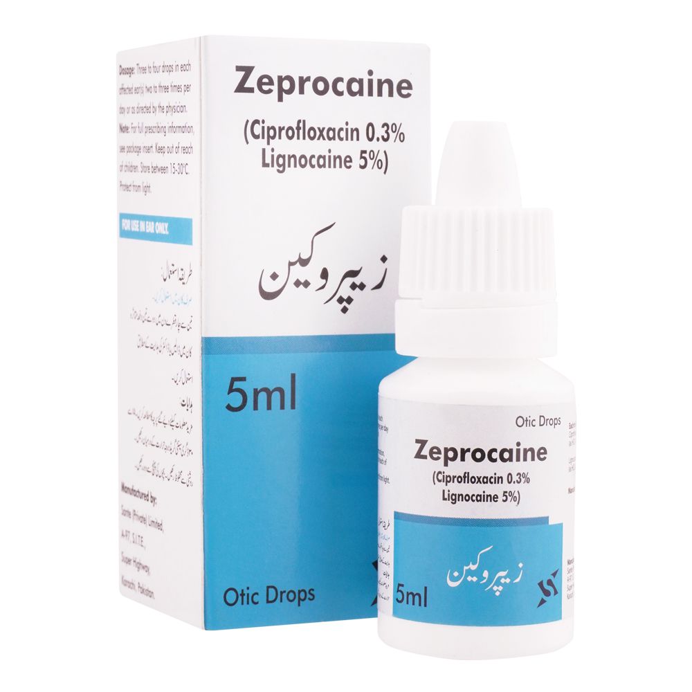 Sante Pharma Zeprocaine Ear Drops, 5ml product image - Bolanclinic
