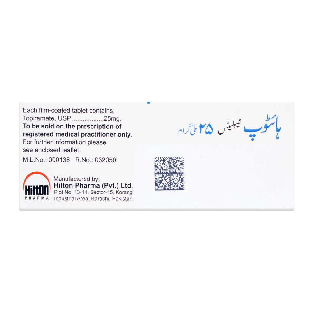 Hilton Pharma Hitop Tablet, 25mg, 30-Pack product image 2 - Bolanclinic
