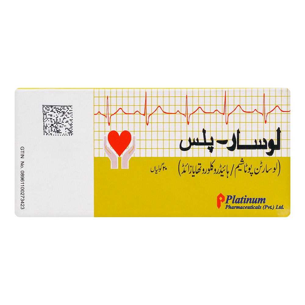 Platinum Pharmaceuticals Losar-Plus Tablet, 50mg/12.5mg, 20-Pack product image 2 - Bolanclinic