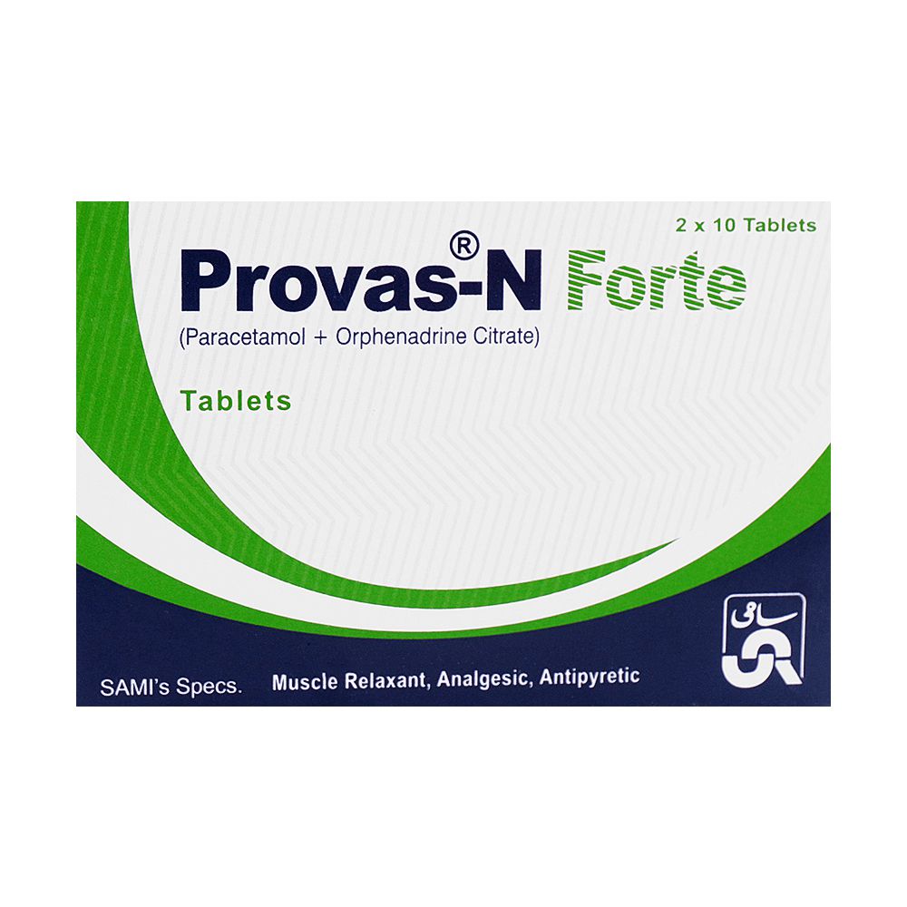 Sami Pharmaceuticals Provas-N Forte Tablet, 20-Pack product image 2 - Bolanclinic