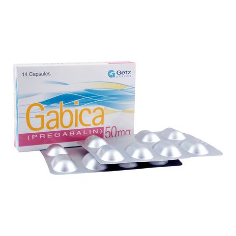Getz Pharma Gabica Capsule, 50mg, 14-Pack product image 2 - Bolanclinic