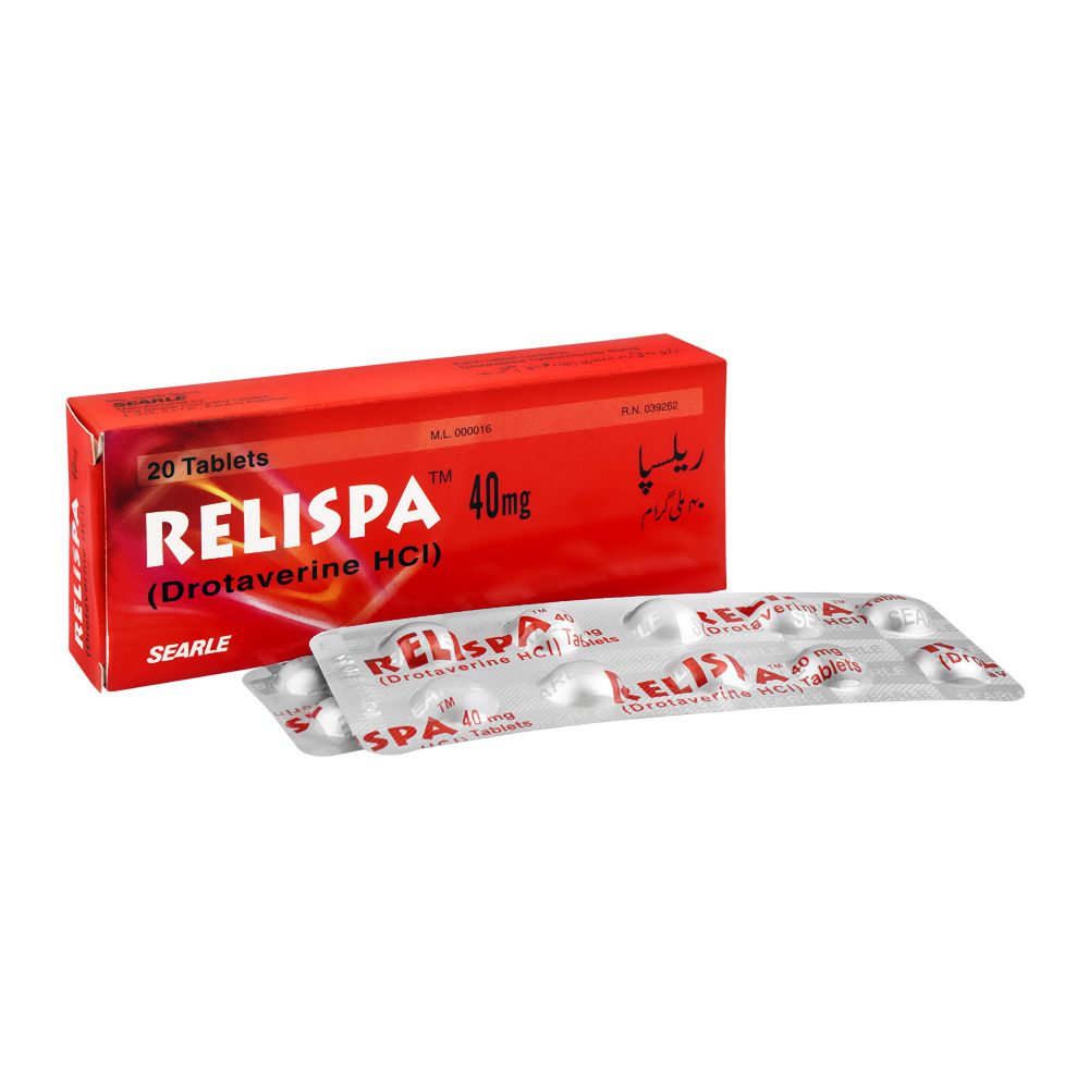 Searle Relispa Tablet, 40mg, 20-Pack product image - Bolanclinic