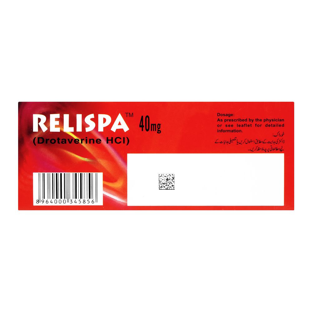 Searle Relispa Tablet, 40mg, 20-Pack product image 2 - Bolanclinic