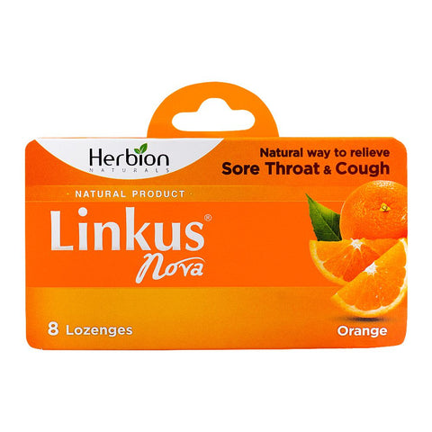 Herbion Linkus Nova Orange Lozenges Regular, 8-Pack product image - Bolanclinic