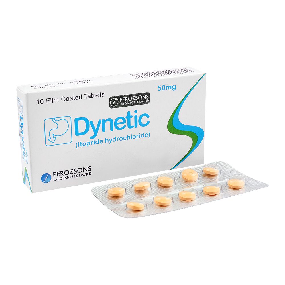 Ferozsons Laboratories Dynetic Tablet, 50mg, 10-Pack product image - Bolanclinic