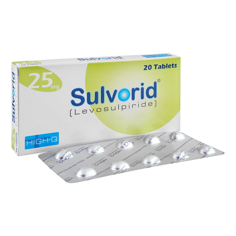 High-Q Pharmaceuticals Sulvoride Tablet, 25mg, 1-Strip product image - Bolanclinic
