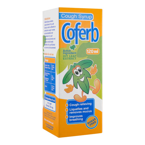 Hilton Pharma Coferb Cough Syrup, Sugar Free, 120ml product image 2 - Bolanclinic