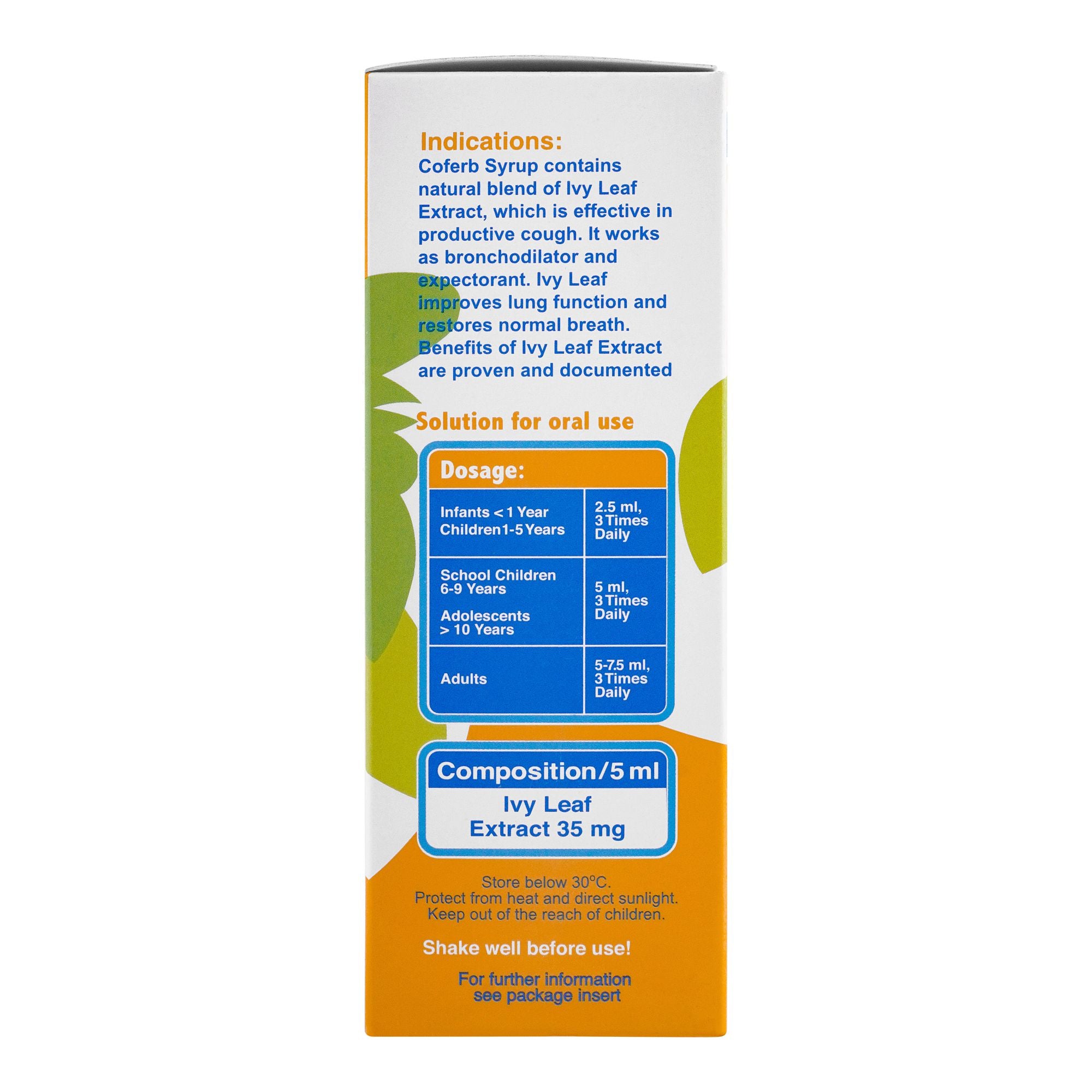 Hilton Pharma Coferb Cough Syrup, Sugar Free, 120ml product image 3 - Bolanclinic