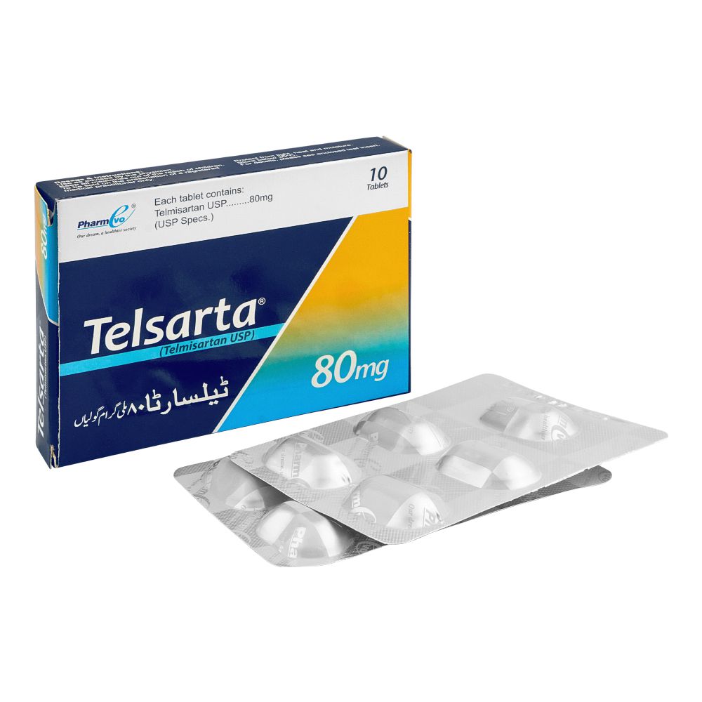 PharmEvo Telsarta Tablet, 80mg, 10-Pack product image - Bolanclinic