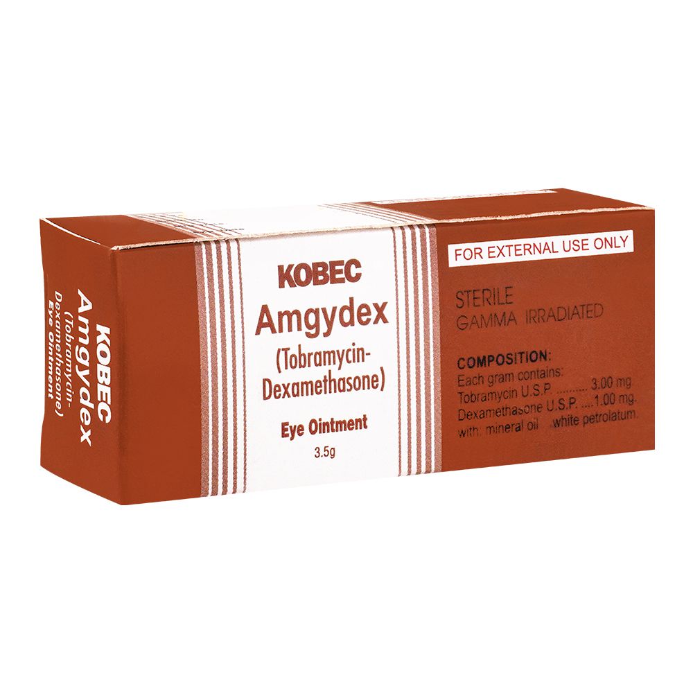 Kobec Pharmacals Amgydex Eye Ointment, 3.5g product image - Bolanclinic