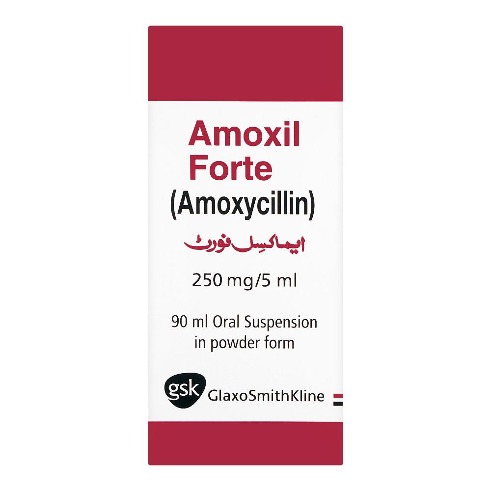 GSK Amoxil Forte Syrup, 250mg/5ml, 90ml product image 2 - Bolanclinic